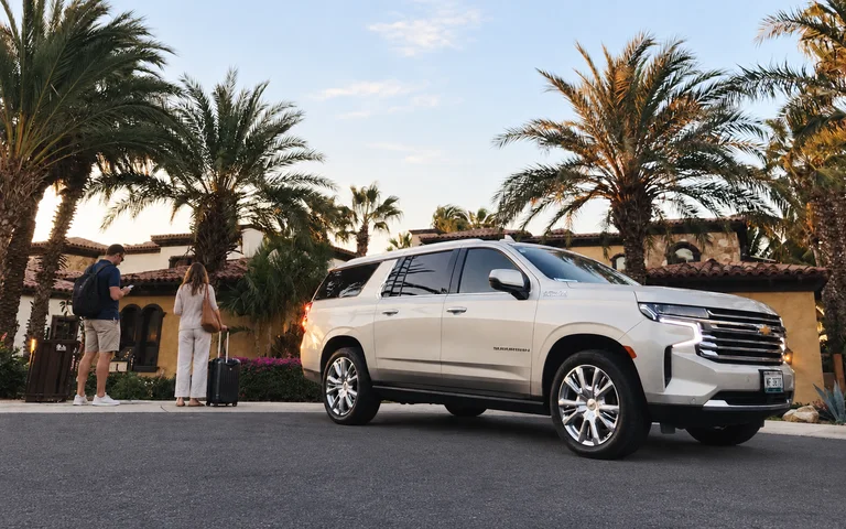 Suburban private transportation — illustrative scene